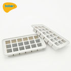 18 Holes Ice Cube Tray Silicone Stackable BPA Free Square Shape