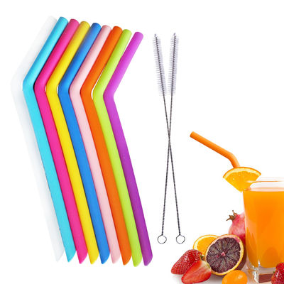 Smoothie Reusable Silicone Straw Portable Multiscene Tasteless