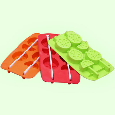 Fruits Shape Ice Cube Tray Reusable , Multipurpose Silicone Ice Cream Mold